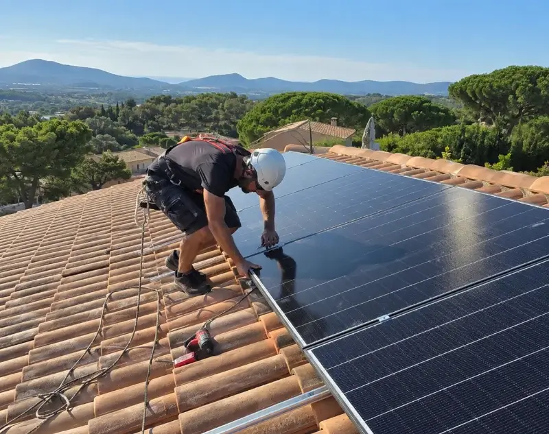 Installateur panneaux solaires Lentilly — pose photovoltaïque sur toiture