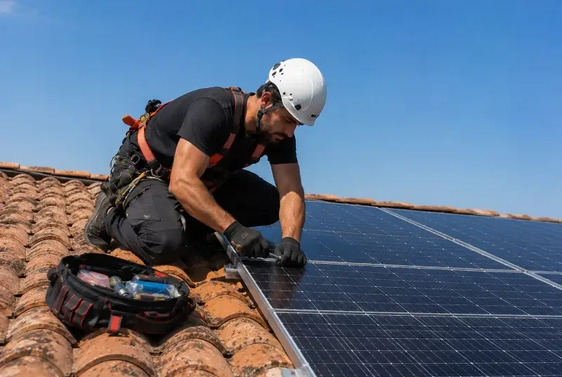 Maintenance et monitoring de panneaux solaires à Lentilly