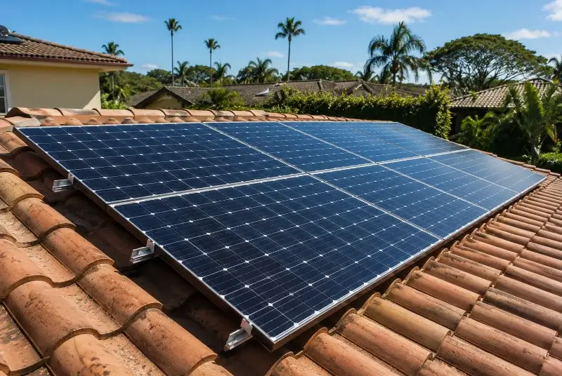 Installation de panneaux solaires à Lentilly